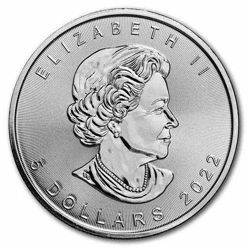 Canadian Zilver Maple leaf 1oz 2022 10 stks, Postzegels en Munten, Edelmetalen en Baren, Zilver, Ophalen of Verzenden