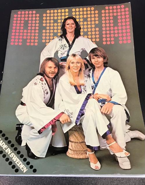 Vintage Fotoboek  ABBA  uit 1977. Nederlandstalig., Verzamelen, Muziek, Artiesten en Beroemdheden, Gebruikt, Boek, Tijdschrift of Artikel