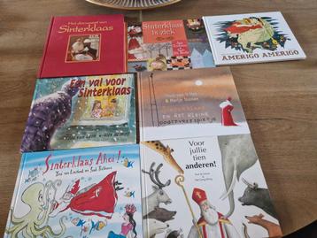 Set van 7  z.g.a.n Sinterklaasboeken.