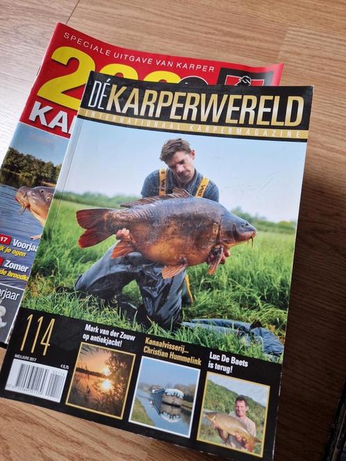 Karper magazines verschillende, Watersport en Boten, Hengelsport | Karpervissen, Zo goed als nieuw, Overige typen, Ophalen
