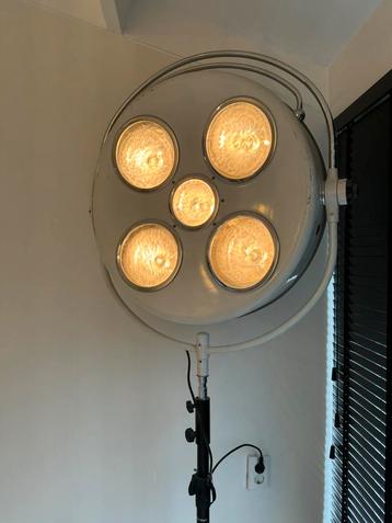 Vintage operatie lamp 3x