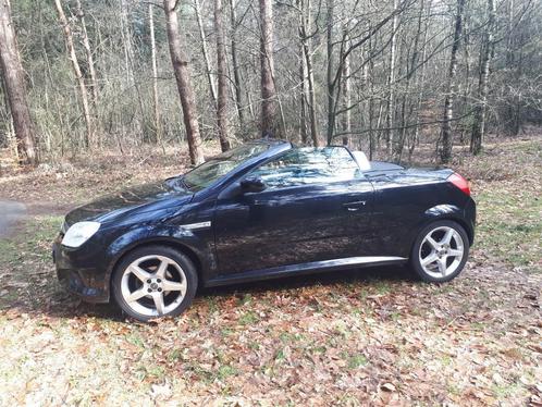 Opel Tigra 1.8 16V Twintop 2005 Zwart, Auto's, Opel, Particulier, Tigra, Centrale vergrendeling, Cruise Control, Benzine, E, Cabriolet