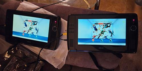 2 stuks Akai Portable Dvd-spelers, 9 inch, Audio, Tv en Foto, Dvd-spelers, Zo goed als nieuw, Ophalen of Verzenden