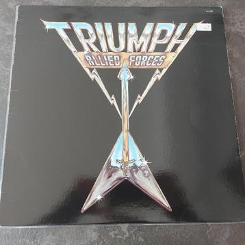 33 rpm LP Triumph - Allied Forces (USA 1981)