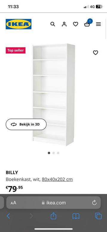 Billy boekenkast IKEA - afbeelding 3