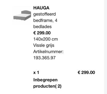 IKEA Hauga bed met lades + Emma Sleep O2 matras (140x200) - afbeelding 5 IKEA Hauga bed met lades + Emma Sleep O2 matras (140x200) - afbeelding 5