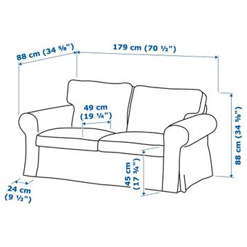 Ikea ektorp 2zits bank - afbeelding 3 Ikea ektorp 2zits bank - afbeelding 3
