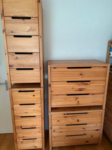 Ikea Tovik Houten ladekasten 4 kasten - afbeelding 3 Ikea Tovik Houten ladekasten 4 kasten - afbeelding 3