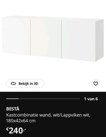 Ikea Besta Wandkast (moet snel weg!!) - afbeelding 5 Ikea Besta Wandkast (moet snel weg!!) - afbeelding 5