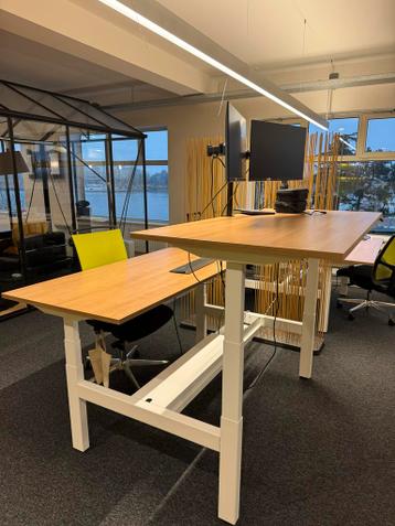 4x Zit-Sta Bureau Wize Office - Havanna - Nieuwstaat!!! - afbeelding 2 4x Zit-Sta Bureau Wize Office - Havanna - Nieuwstaat!!! - afbeelding 2