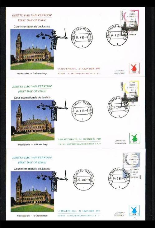 1989-1994 - Nederland FDC tussen W75 en W120 - ICJ zegels, Postzegels en Munten, Postzegels | Eerstedagenveloppen, Onbeschreven