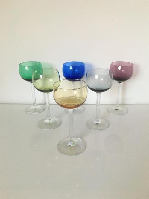 Kristalunie Verboeket Carnaval K23 Wijnglas, Antiek en Kunst, Antiek | Glas en Kristal, Ophalen