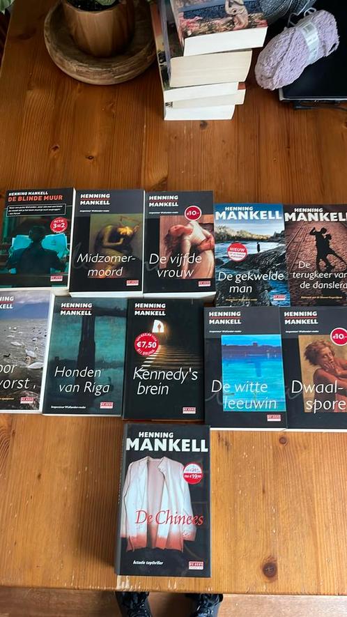 Henning mankell detective boeken, Boeken, Detectives, Zo goed als nieuw, Ophalen of Verzenden