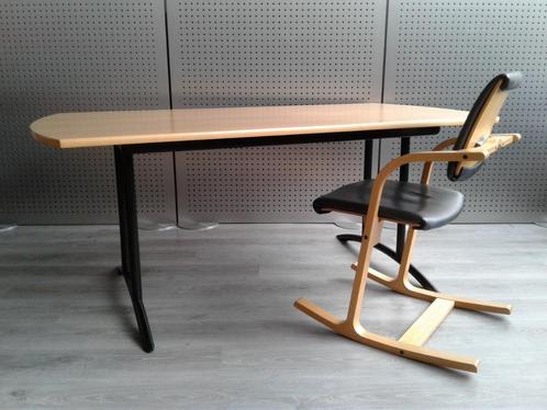 Stokke (Variér) Sirkus Tafel (4/6) (Beuken), Zeer Mooi!, Huis en Inrichting, Tafels | Eettafels, Zo goed als nieuw, 50 tot 100 cm