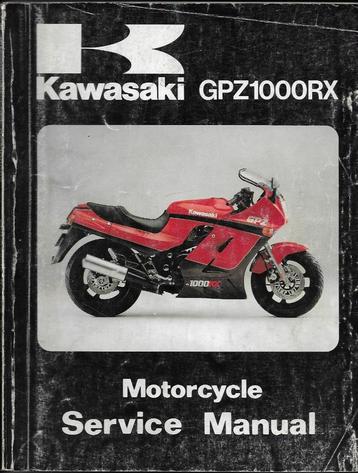 Kawasaki GPZ 1000 RX Service Supplement Manual (7371z)