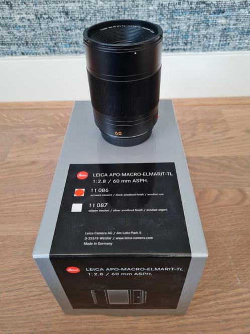 Leica APO MACRO ELMARIT TL 60mm F2.8 ASPH. (11086), Audio, Tv en Foto, Fotografie | Professionele apparatuur, Zo goed als nieuw