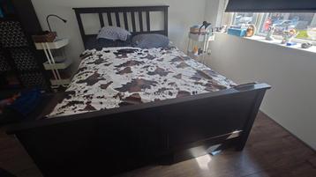 IKEA HEMNES bedframe met 4 bijpassende lades. - afbeelding 1 IKEA HEMNES bedframe met 4 bijpassende lades. - afbeelding 1