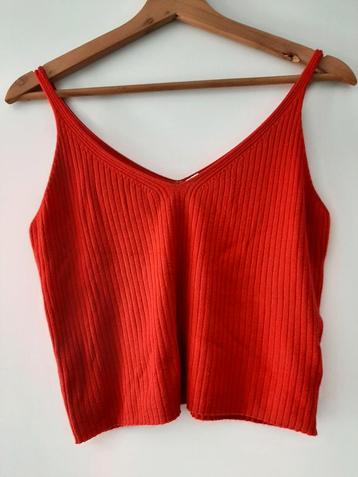 Rode crop top Divided / H&M Size S