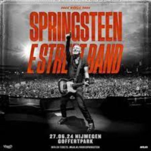 4 tickets voor Bruce Springsteen concert 27-6-24 in Nijmegen, Tickets en Kaartjes, Concerten | Pop, Drie personen of meer, Juni