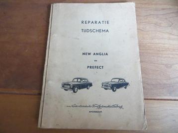 Ford New Anglia en Ford Prefect reparatietijden boek