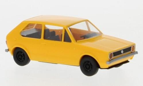 Brekina 25540 VW Golf I, donkergeel, 1974, Hobby en Vrije tijd, Modelauto's | 1:87, Nieuw, Auto, Brekina, Ophalen of Verzenden