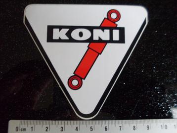 sticker koni logo middel zwarte rand
