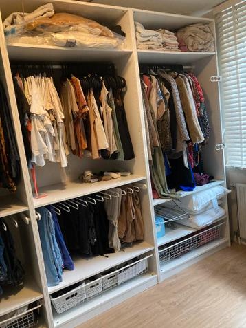 IKEA PAX kledingkast, 375 cm breed, 236 cm hoog, wit - afbeelding 3 IKEA PAX kledingkast, 375 cm breed, 236 cm hoog, wit - afbeelding 3