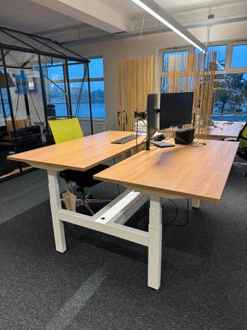 4x Zit-Sta Bureau Wize Office - Havanna - Nieuwstaat!!! - afbeelding 1 4x Zit-Sta Bureau Wize Office - Havanna - Nieuwstaat!!! - afbeelding 1