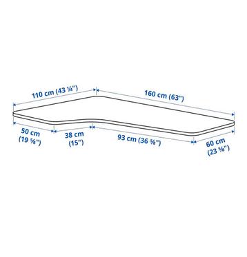 Bekant Ikea Bureau set incusief stoel - afbeelding 3 Bekant Ikea Bureau set incusief stoel - afbeelding 3