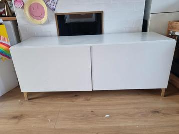 Ikea Besta kastje - wit met 2 grote lades - afbeelding 1 Ikea Besta kastje - wit met 2 grote lades - afbeelding 1