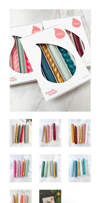 Voucher Bougie Bougie kaarsen