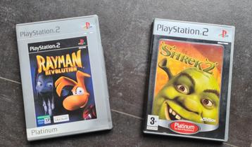 Shrek en Rayman - Playstation 2 - 