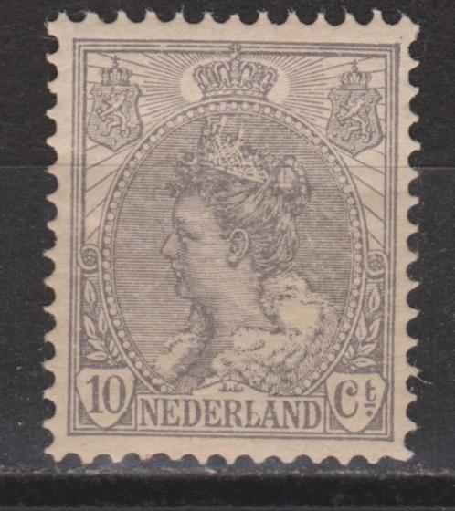 NVPH 62 ongebruikt Wilhelmina 1899 ; OUD NEDERLAND per stuk, Postzegels en Munten, Postzegels | Nederland, Postfris, T/m 1940