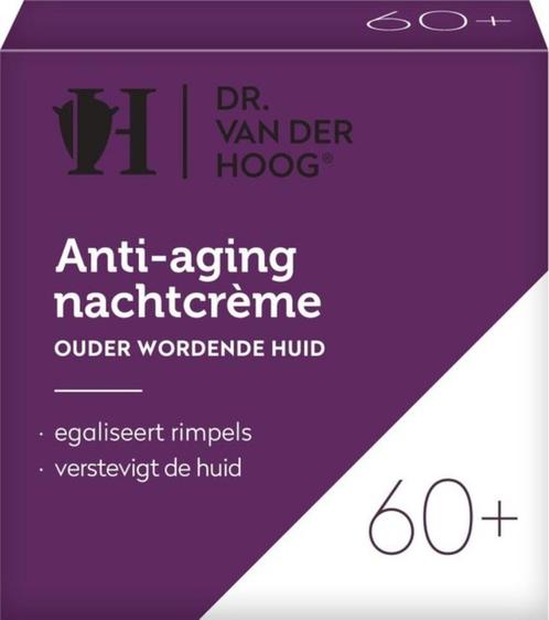 Dr. van der Hoog - Anti Age Nachtcreme 60 Plus 50ml, Sieraden, Tassen en Uiterlijk, Uiterlijk | Gezichtsverzorging, Nieuw, Verzorging