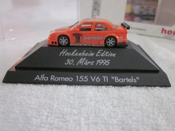 Herpa 1:87 Alfa Romeo 155 V6 TI Bartels in doos.