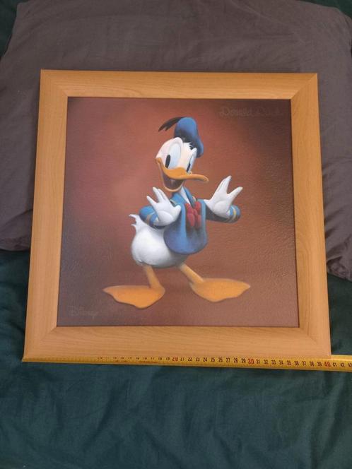 Disney Houten schilderij Donald Duck, Verzamelen, Disney, Zo goed als nieuw, Donald Duck, Ophalen of Verzenden