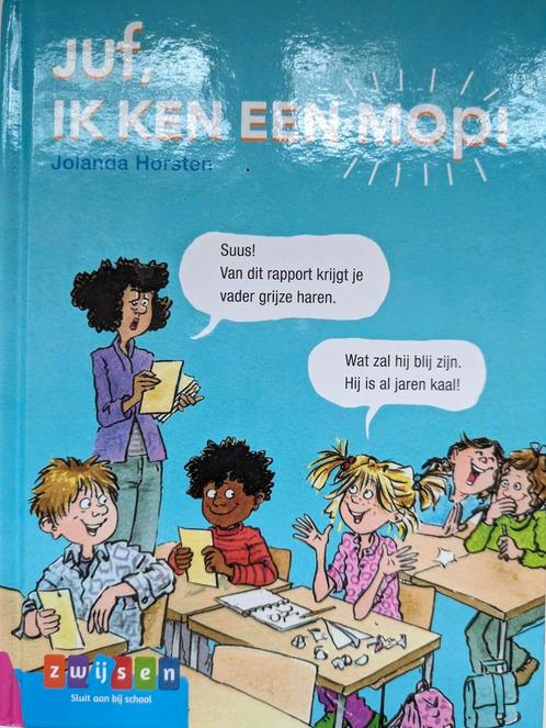 Jolanda Horsten, - Juf, ik ken een mop !, Boeken, Kinderboeken | Jeugd | onder 10 jaar, Zo goed als nieuw, Ophalen of Verzenden