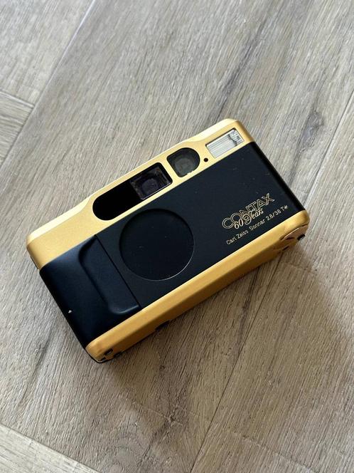 Contax T2 goud '20 year edition', Audio, Tv en Foto, Fotocamera's Analoog, Zo goed als nieuw, Compact, Overige Merken, Ophalen of Verzenden