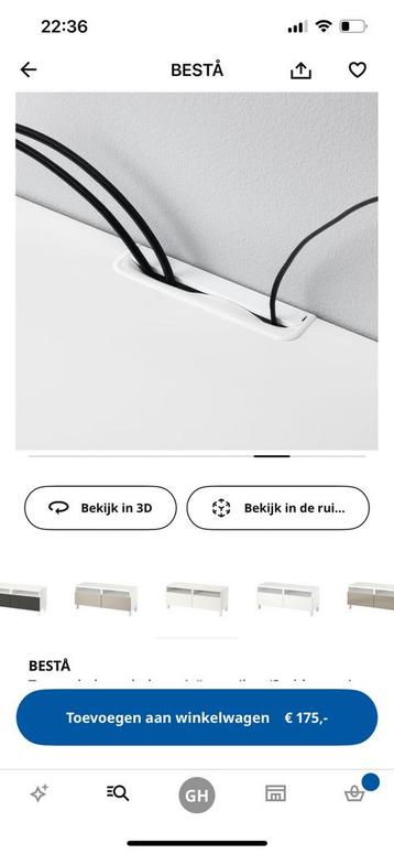 Besta (Ikea) TV meubel, in goede staat - afbeelding 3 Besta (Ikea) TV meubel, in goede staat - afbeelding 3