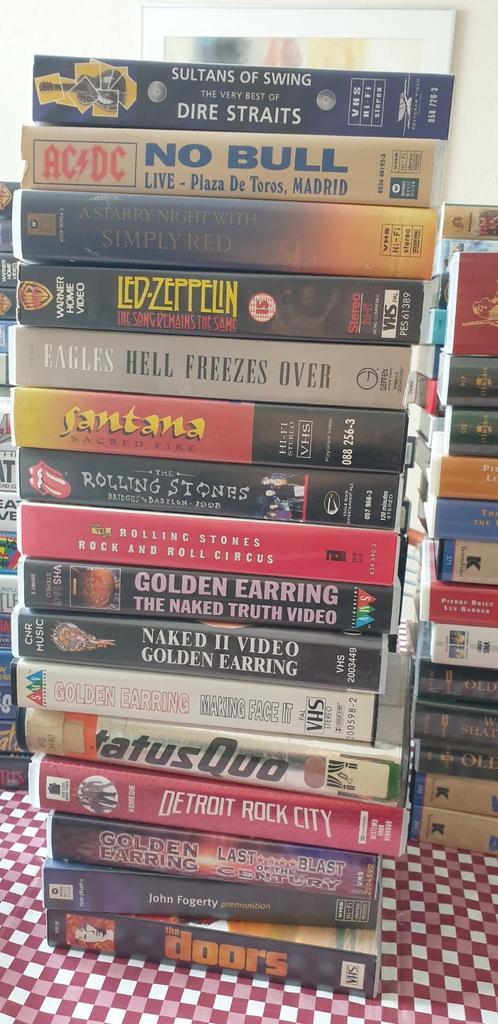 VHS muziekbanden 29 stuks, Cd's en Dvd's, VHS | Documentaire, Tv en Muziek, Zo goed als nieuw, Ophalen of Verzenden