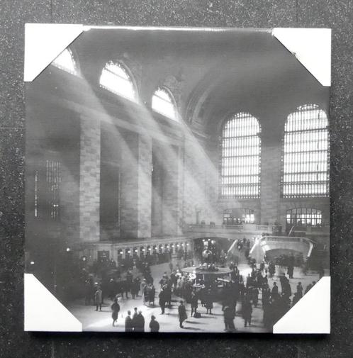 New York fotoprint Grand Central Station 40 x 40 cm, Huis en Inrichting, Woonaccessoires | Wanddecoraties, Nieuw, Ophalen of Verzenden