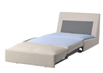 Ikea Kivik 1-zitsslaapbank + voetenbank (Zo goed als nieuw) - afbeelding 4 Ikea Kivik 1-zitsslaapbank + voetenbank (Zo goed als nieuw) - afbeelding 4