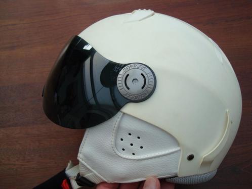 Ski snowboard helm Dainese wit met donker vizier maat S, Sport en Fitness, Skiën en Langlaufen, Gebruikt, Kleding, Skiën, Overige merken