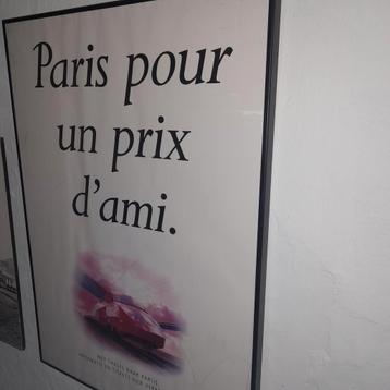 Oud Thalys affiche  uit de begin jaren van de Thalys