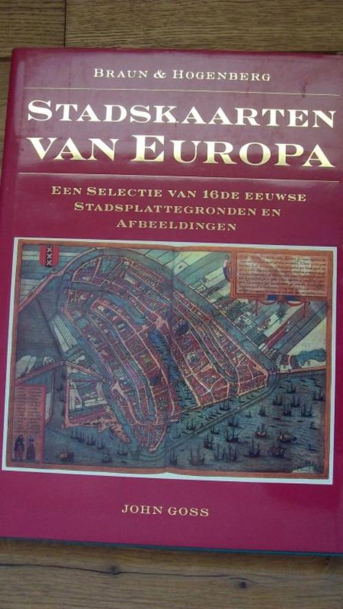 Stadskaarten van Europa(Braun, Hogenberg & Goss)., Boeken, Atlassen en Landkaarten, Zo goed als nieuw, Landkaart, Europa Overig