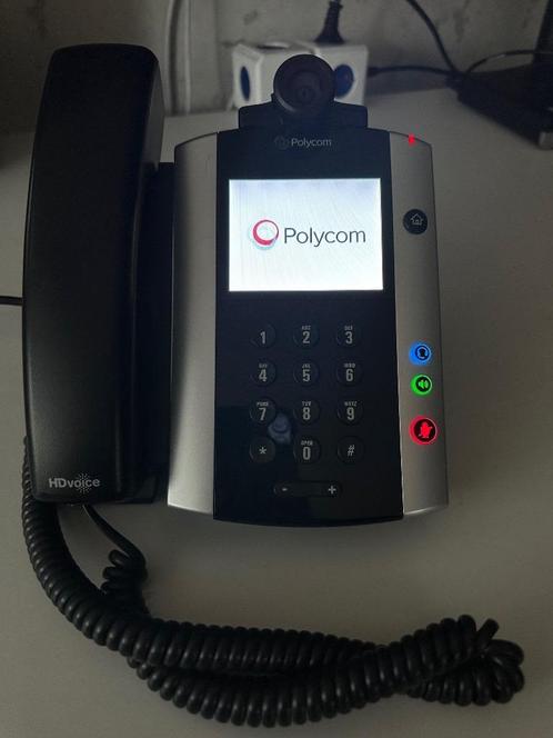 Polycom VVX 500 ip Phone+ camera Demo, Telecommunicatie, Datacommunicatie en VoIP, Zo goed als nieuw, Telefoon, Ophalen of Verzenden