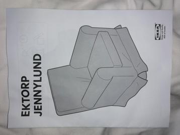 Ikea 2 Ektorp Jennylund fauteuil bekleding ecru nieuw - afbeelding 1 Ikea 2 Ektorp Jennylund fauteuil bekleding ecru nieuw - afbeelding 1