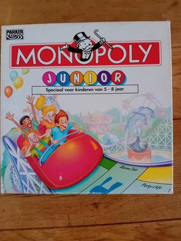 monopoly junior pretpark editie, 5 tm 8 jaar