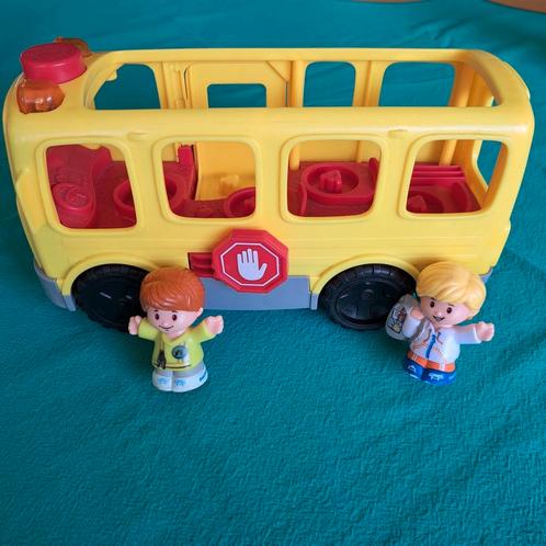 Little people schoolbus, Kinderen en Baby's, Speelgoed | Fisher-Price, Zo goed als nieuw, Auto of Voertuig, Met licht, Met geluid