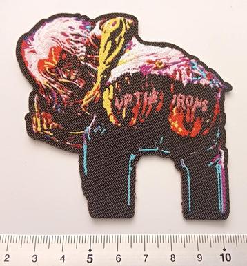  	 Iron Maiden limited edition shaped up the irons patch 304